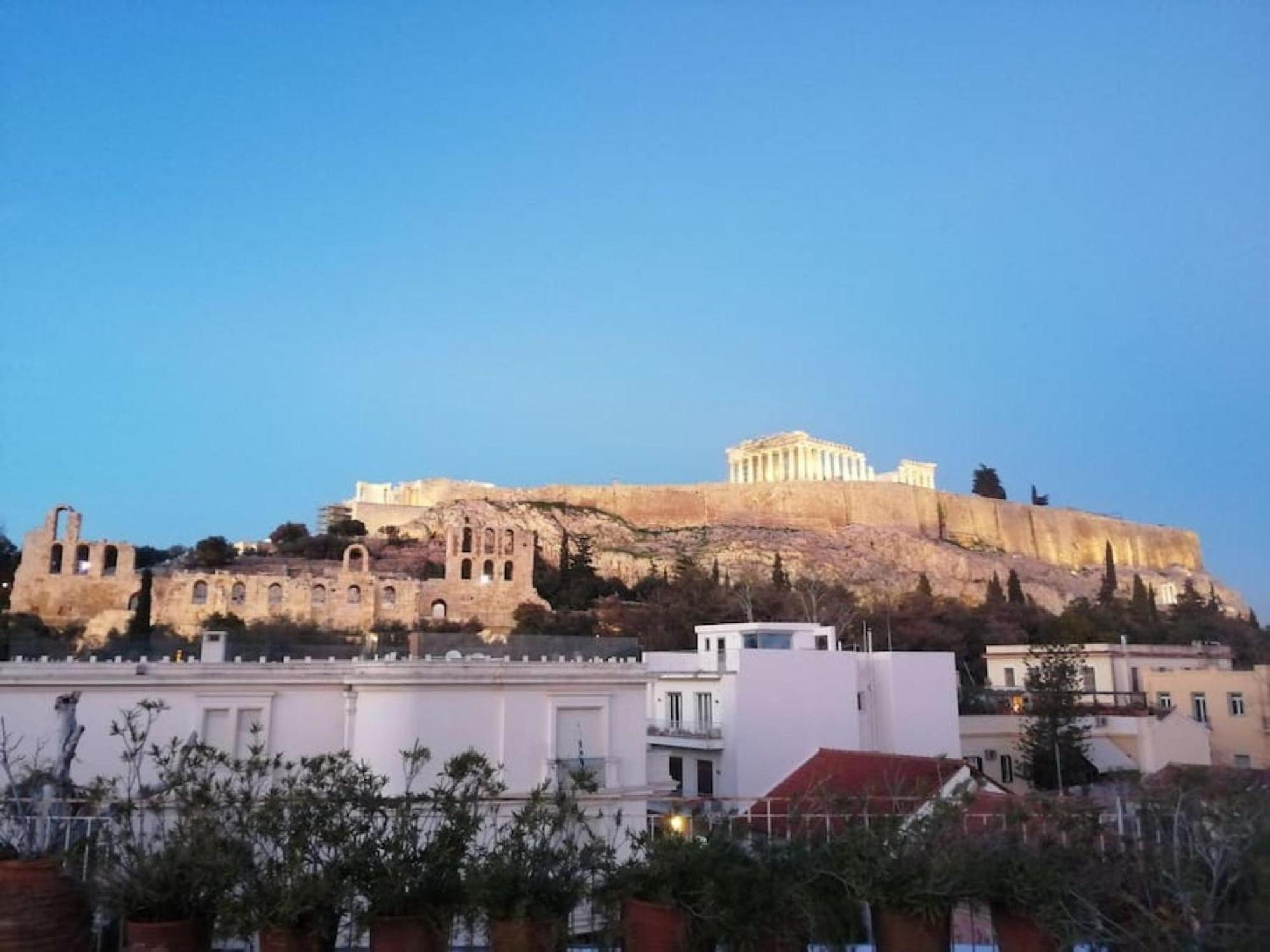Stunning Acropolis View Apartment Athena Bagian luar foto